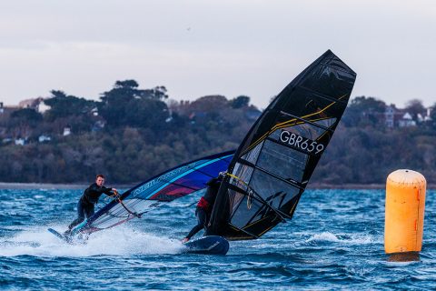 James Dinsmore in action at Weymouth