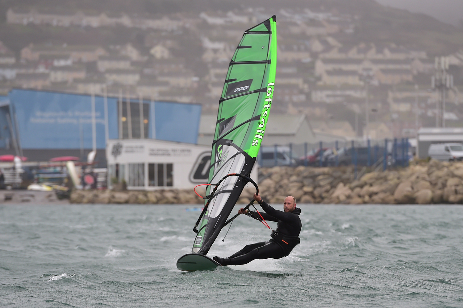 Jim Crossley sailing at Weymouth