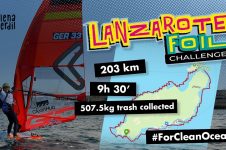 LANZAROTE FOIL CHALLENGE | 9.5 HOURS | 203KM | 507KG OF TRASH COLLECTED