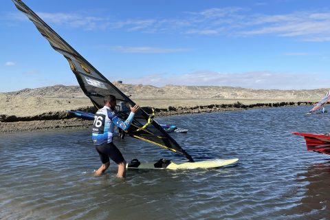 Heading out at Luderitz