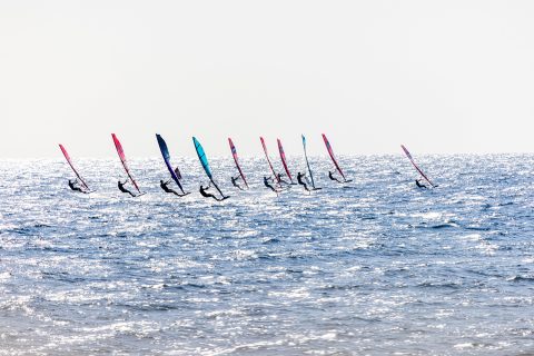 Tenerife race action