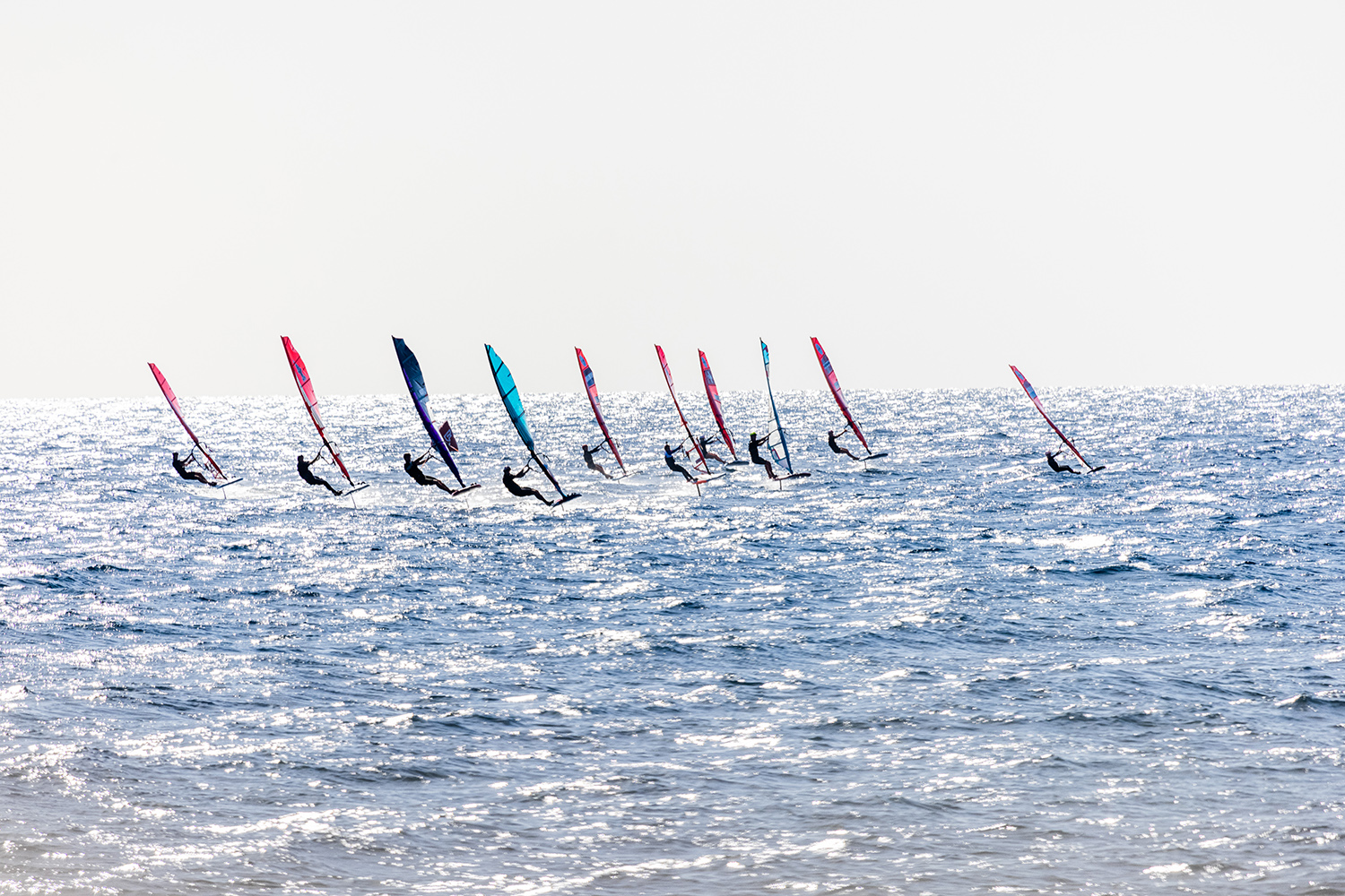 Tenerife race action