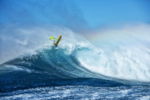 Big air at Jaws Photo: Fish Bowl Diaries