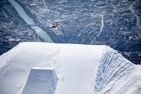 Snowboard action