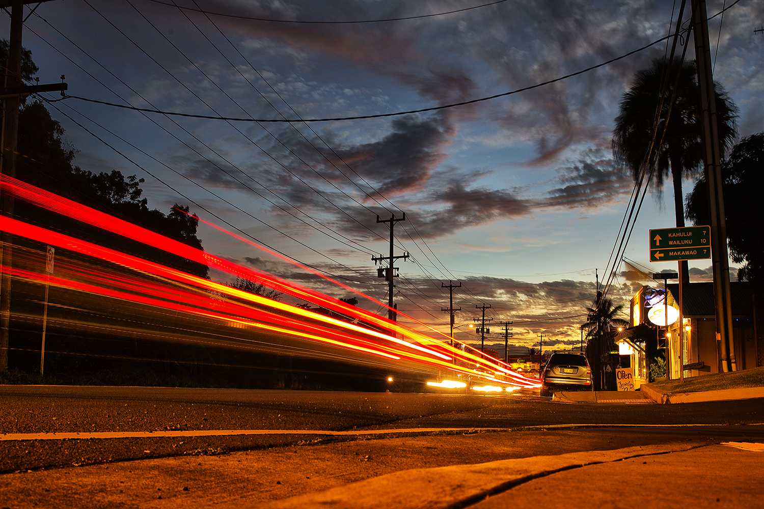 Paia at night