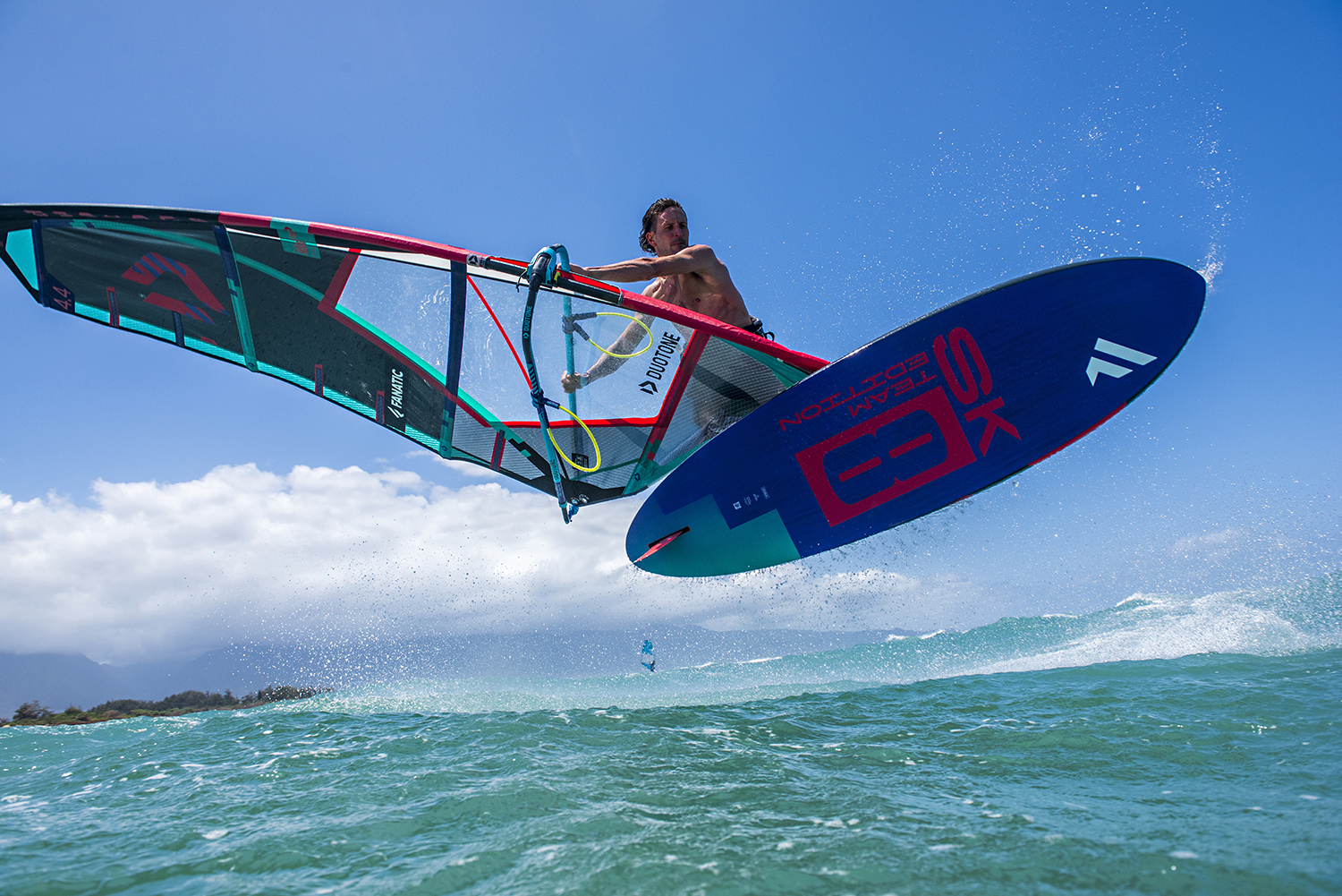 Adrien ripping in Hawaii