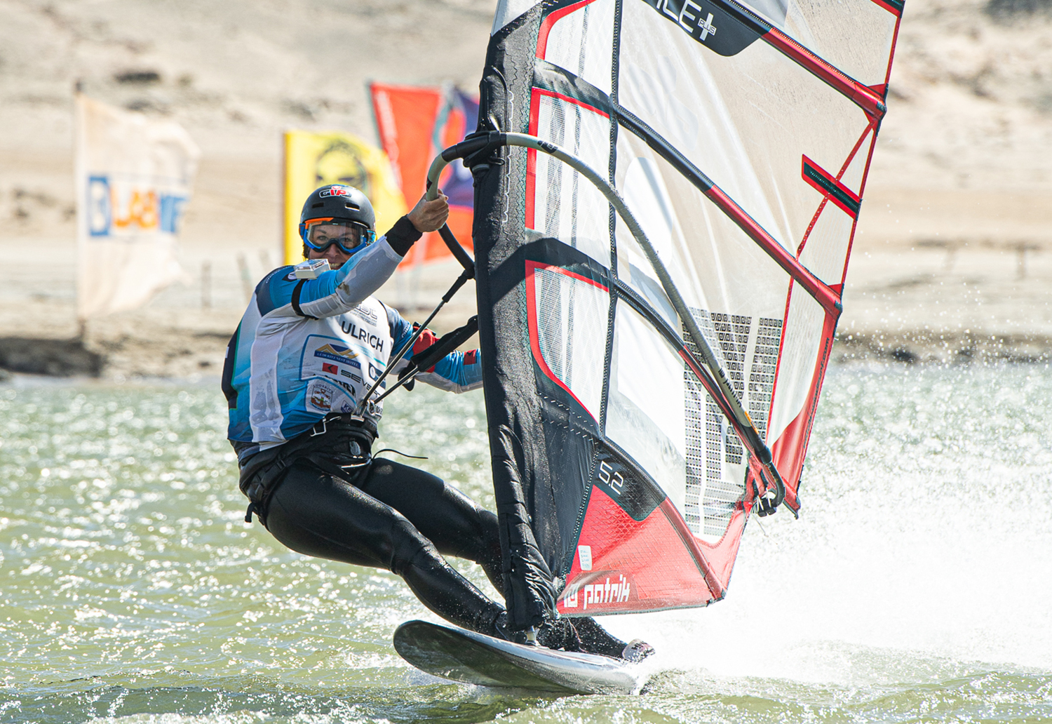 Heidi on the speed run in Namibia