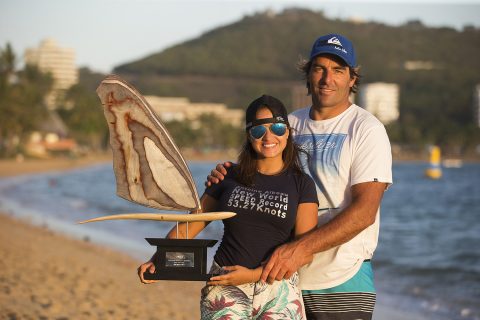 Antoine Albeau and his wife Paola