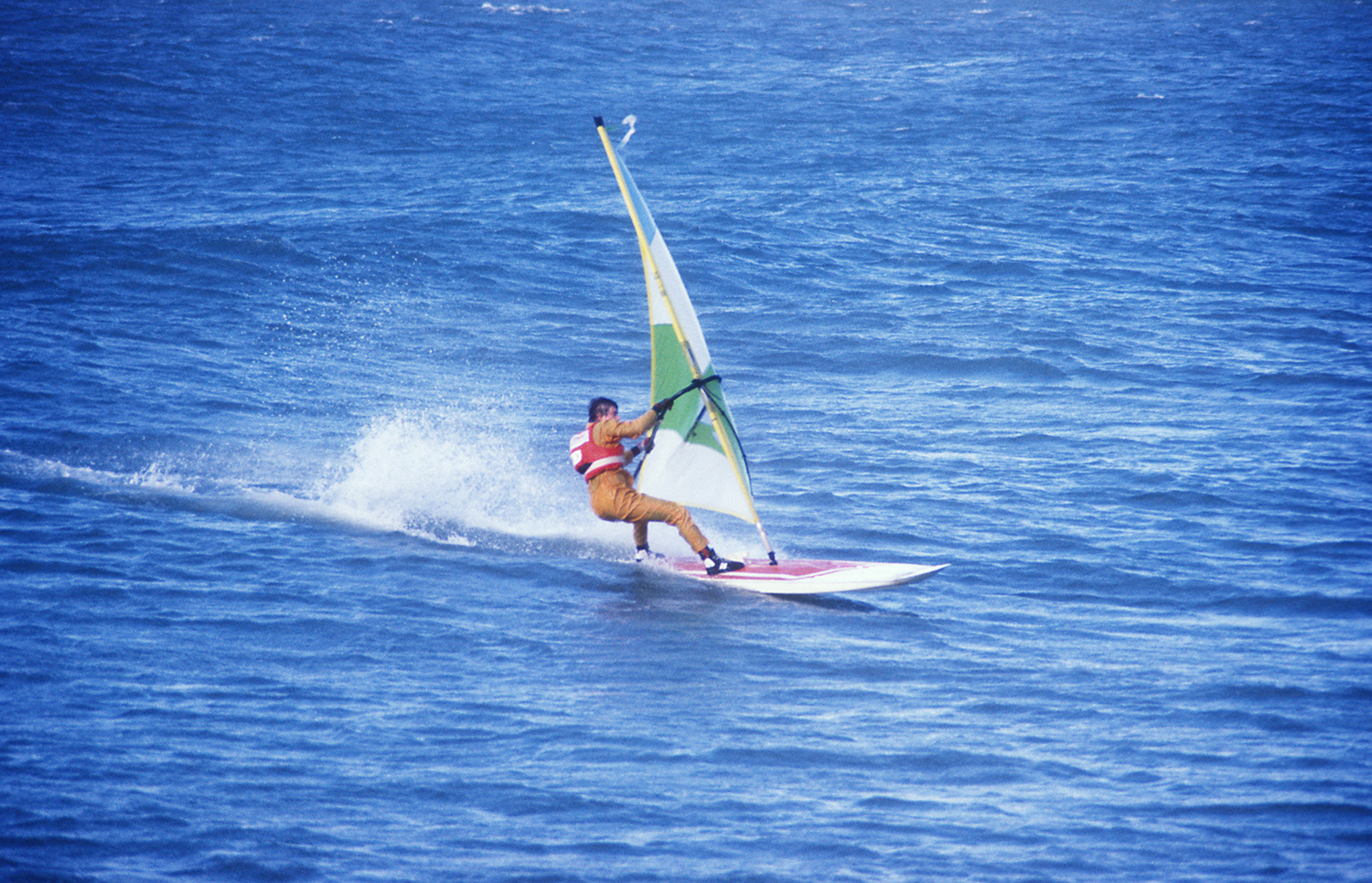 Richard Box sailing in 1979