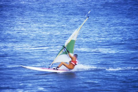 Richard Box sailing in 1979