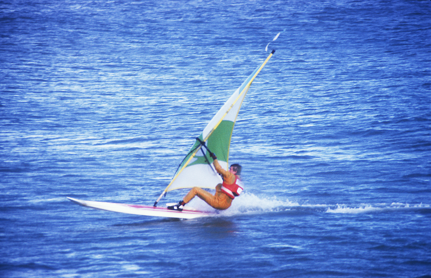 Richard Box sailing in 1979