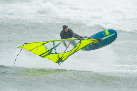 Action at Downderry beach in Cornwall Photo: Matt Keeble