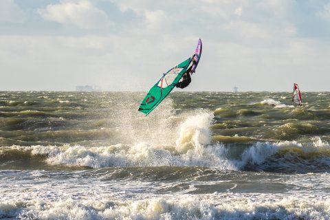 Sam Latham sending it at Worthing