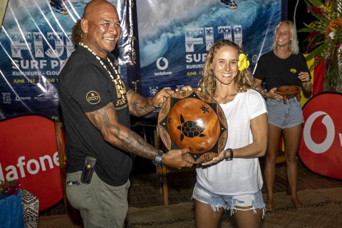 Sarah Hauser wins in Fiji