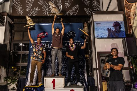 PWA 2023 wave overall podium