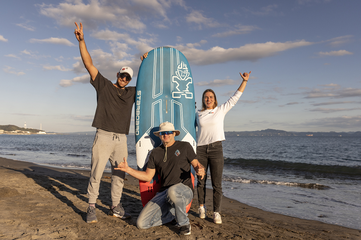 Starboard crew celebrate