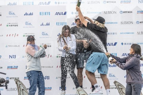 Podium action