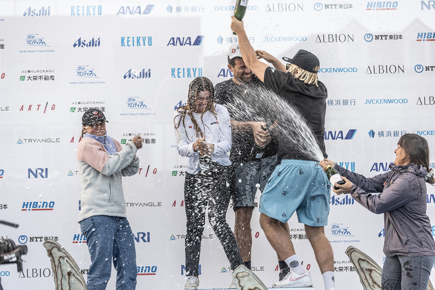 Podium action