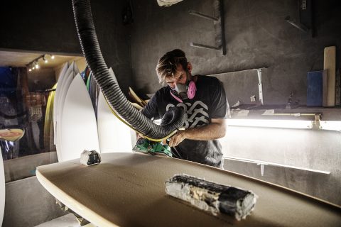 Adam at work in Maui