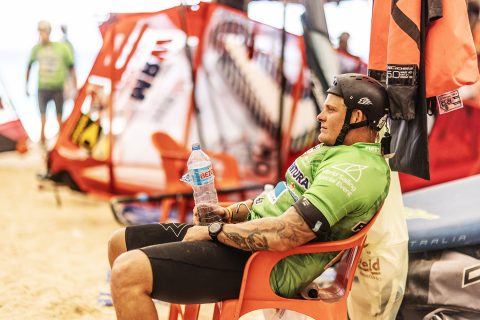 Amado Vrieswijk taking a breather