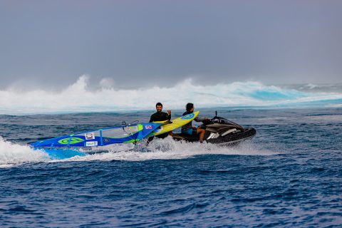 Jet ski helping out