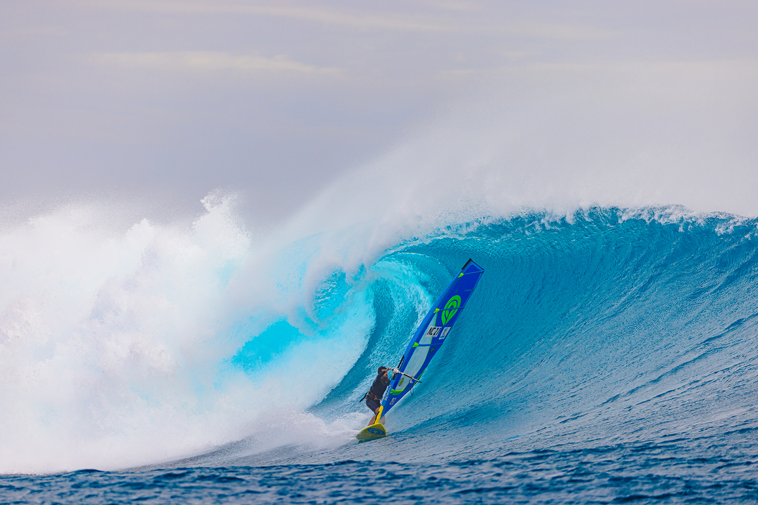 Antoine Albert  in front of a hollow one