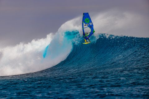 Antoine Albert charging in New Caledonia