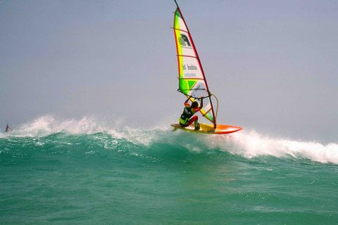 Farrel back in the wave sailing days