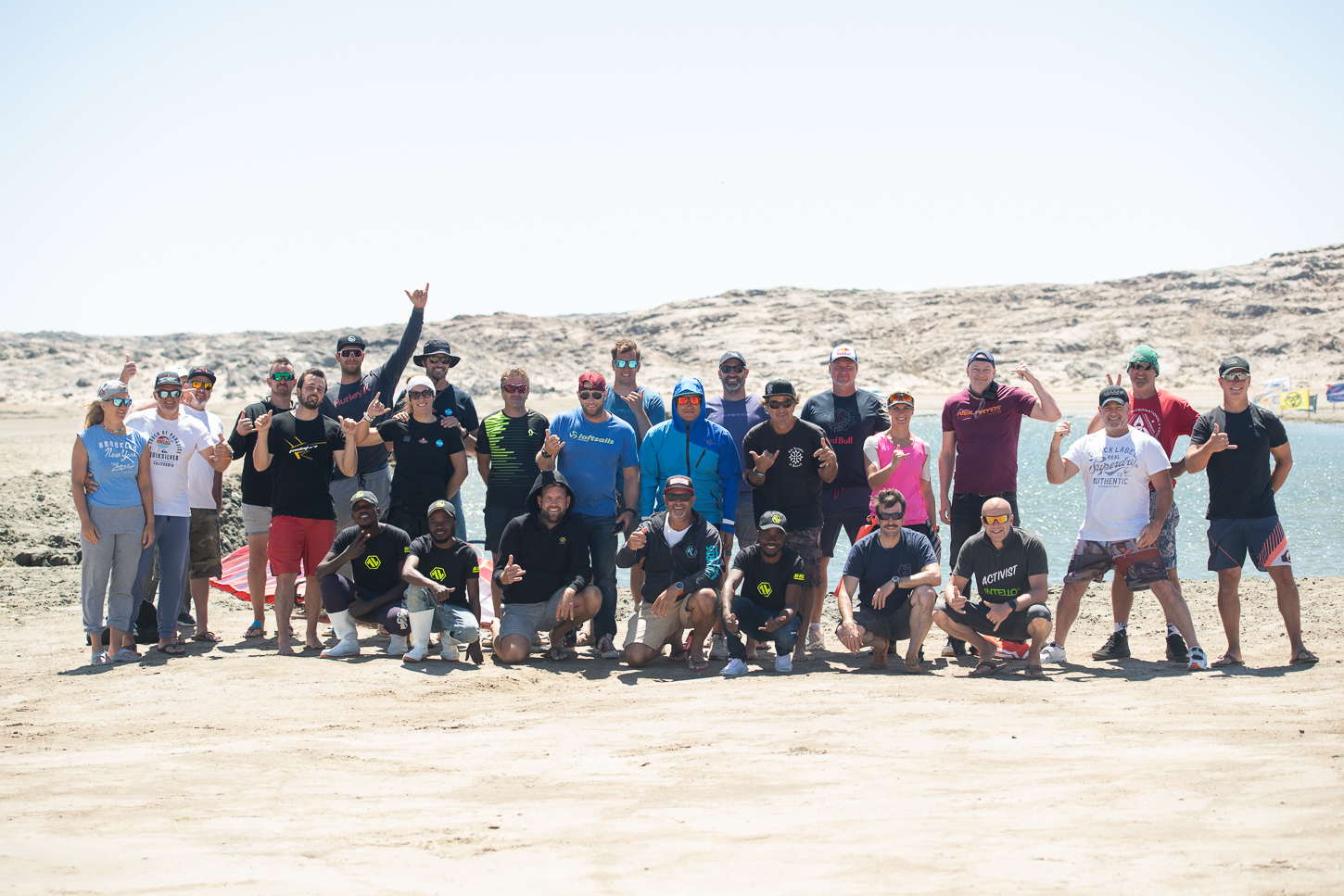 With the Speed crew in Luderitz