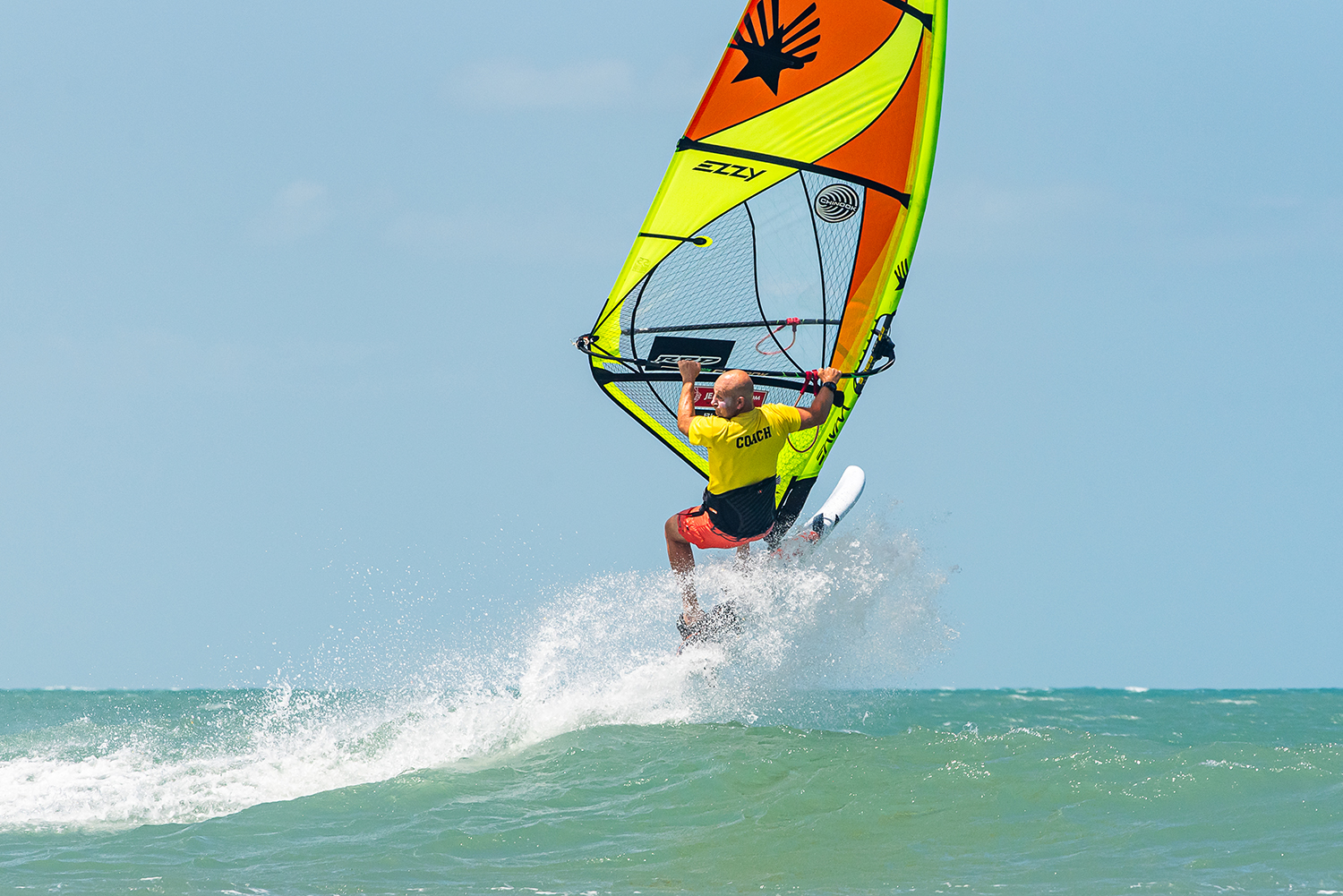 Small side-shore waves are perfect for looping, so get that back hand back, look behind you and pull those triggers.