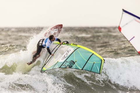 Graham Ezzy going backside in Sylt