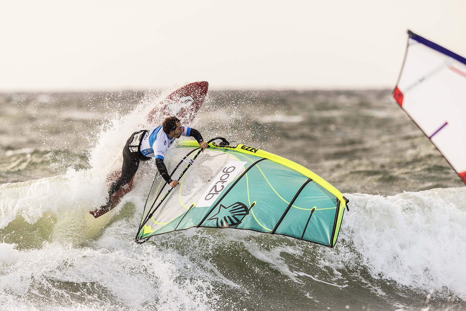 Graham Ezzy going backside in Sylt