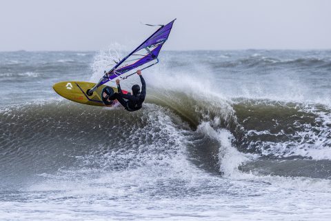 Lucas hits the lip