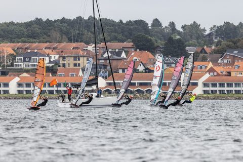 Racing in EBELTOFT, DENMARK