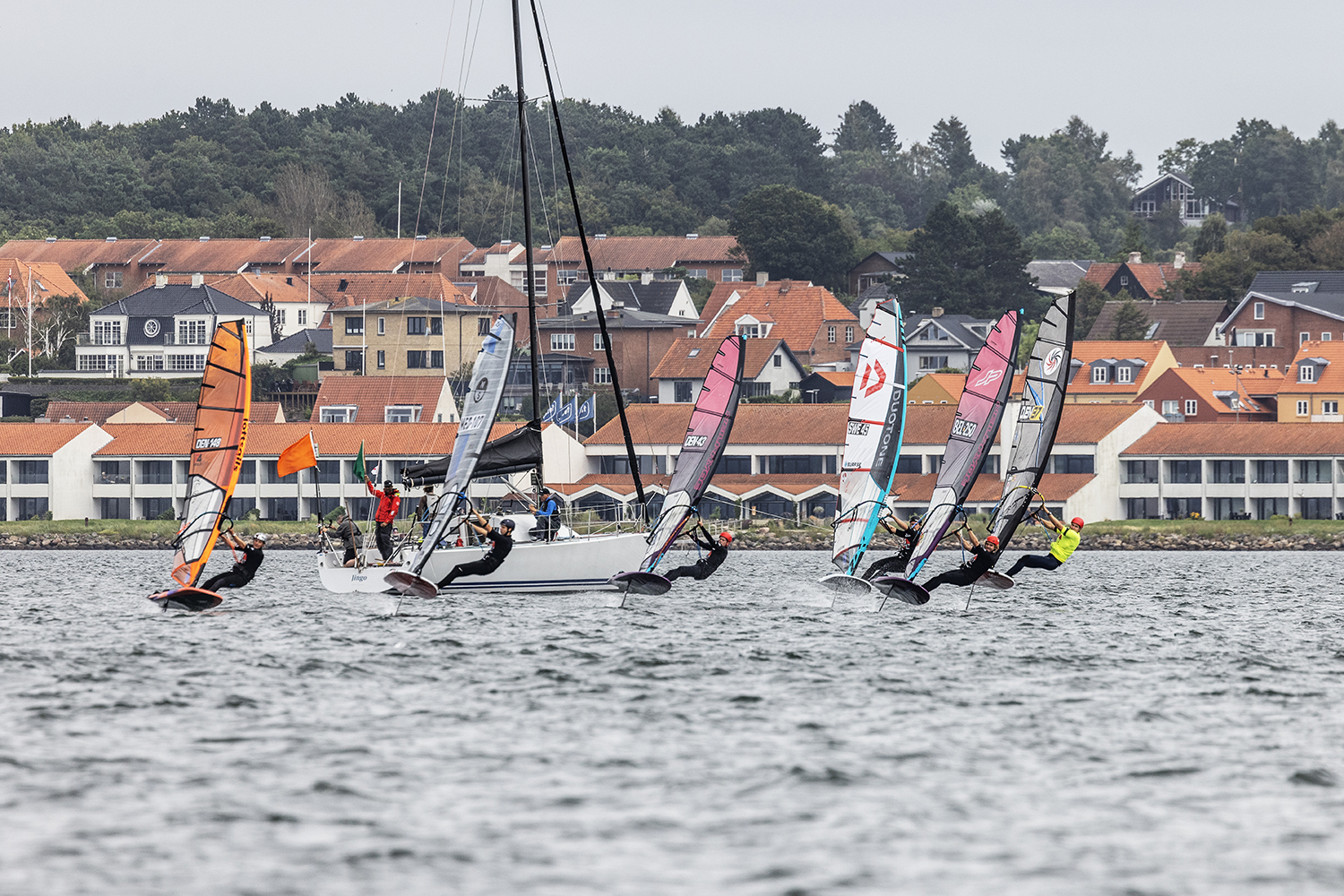 Racing in EBELTOFT, DENMARK