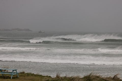 The Bluff at the end of the day