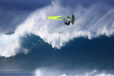 Marcilio Brown going big at Lanes: Photo: Erik Aeder