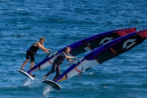 Daniele and Jordy Vonk training in Tenerife