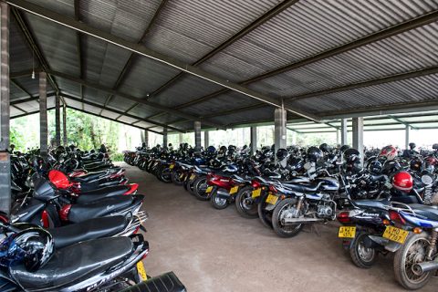 Factory parking!