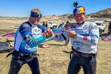 Antoine and Bjorn share some good times at Luderitz!