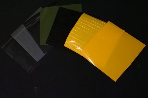 SELECTION OF LAMINATES, X-PLY, MONOFILMS OF DIFFERENT THICKNESS AND COLOURS AND THREADS