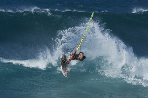 Ripping at Ho'okipa