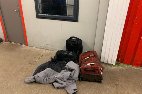 JC's bed for the night!