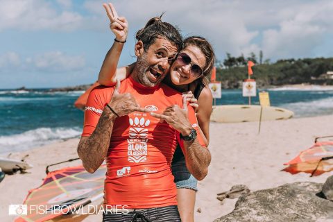 Sofie and Paul ready to shoot the Maui ProAm