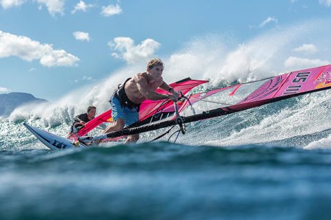 Robby Naish and Kai Lenny at Lanes