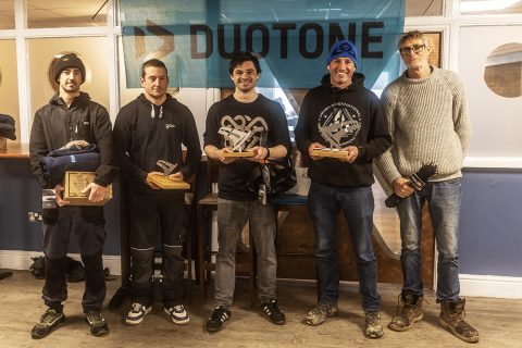 Duncan Coombs with the event winners