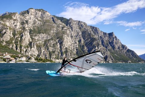 Blasting in Lake Garda