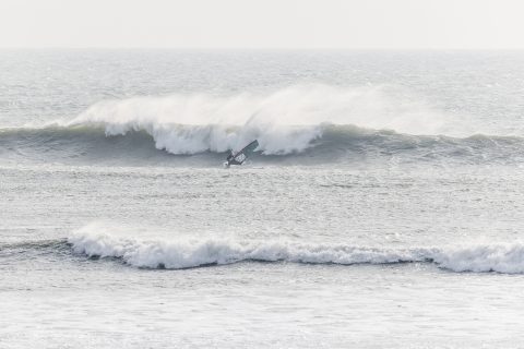 Jamie under a big one