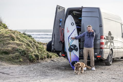 Timo and his latest board!