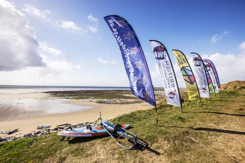 The all important sponsor flags
